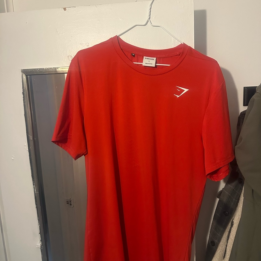 Gymshark Red Short Sleeve Tees